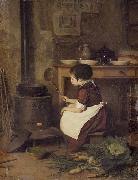 Pierre Edouard Frere Little Cook Spain oil painting artist